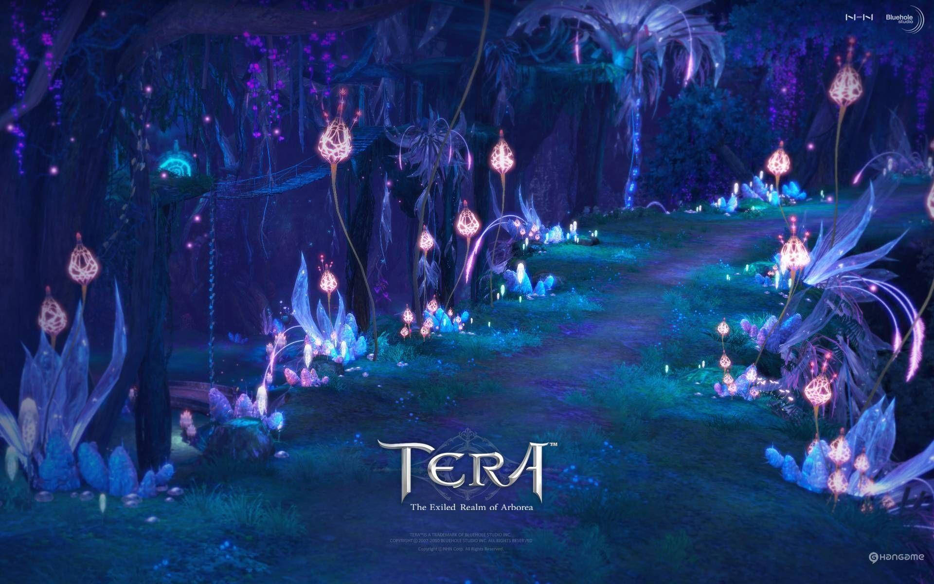 Tera Online Estetiese Konsepkuns Muurpapier