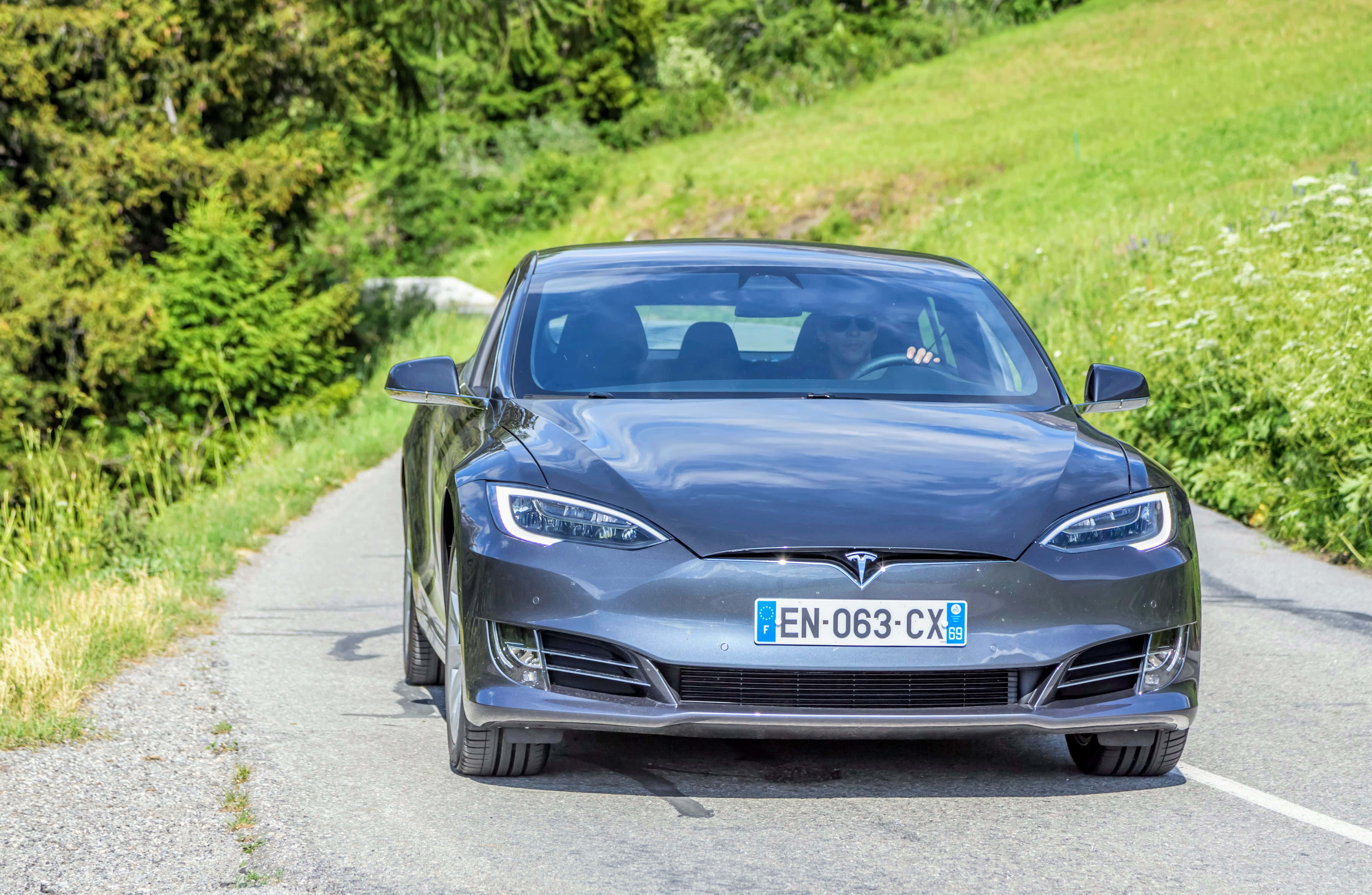 Tesla-motor Muurpapier