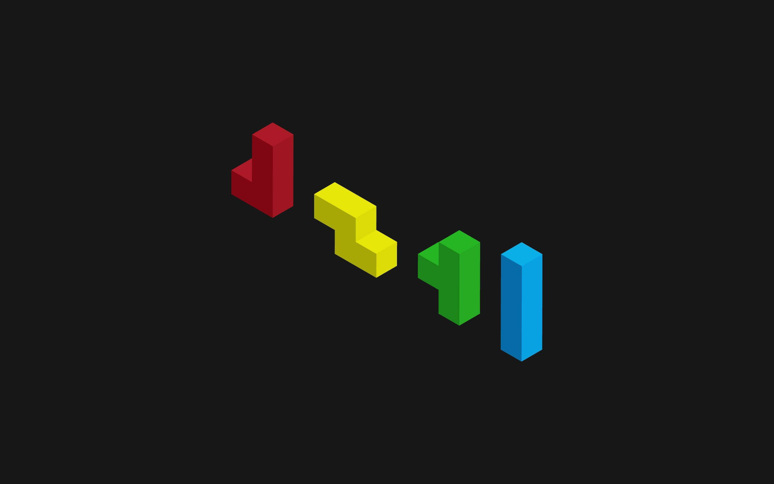 Tetris Speelblokkies Muurpapier