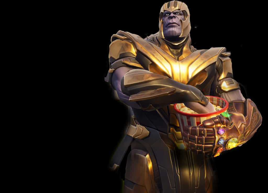 Thanos Hou Popcorn Emmer Muurpapier