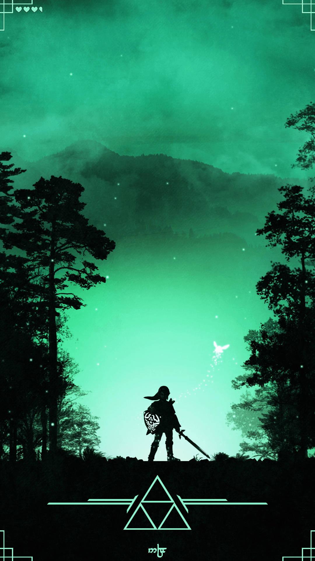 The Legend of Zelda Gamer Foon Muurpapier