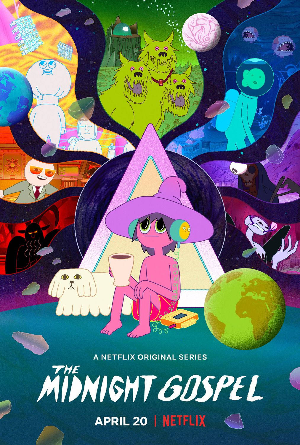 The Midnight Gospel Netflix Promosieplakkaat Muurpapier