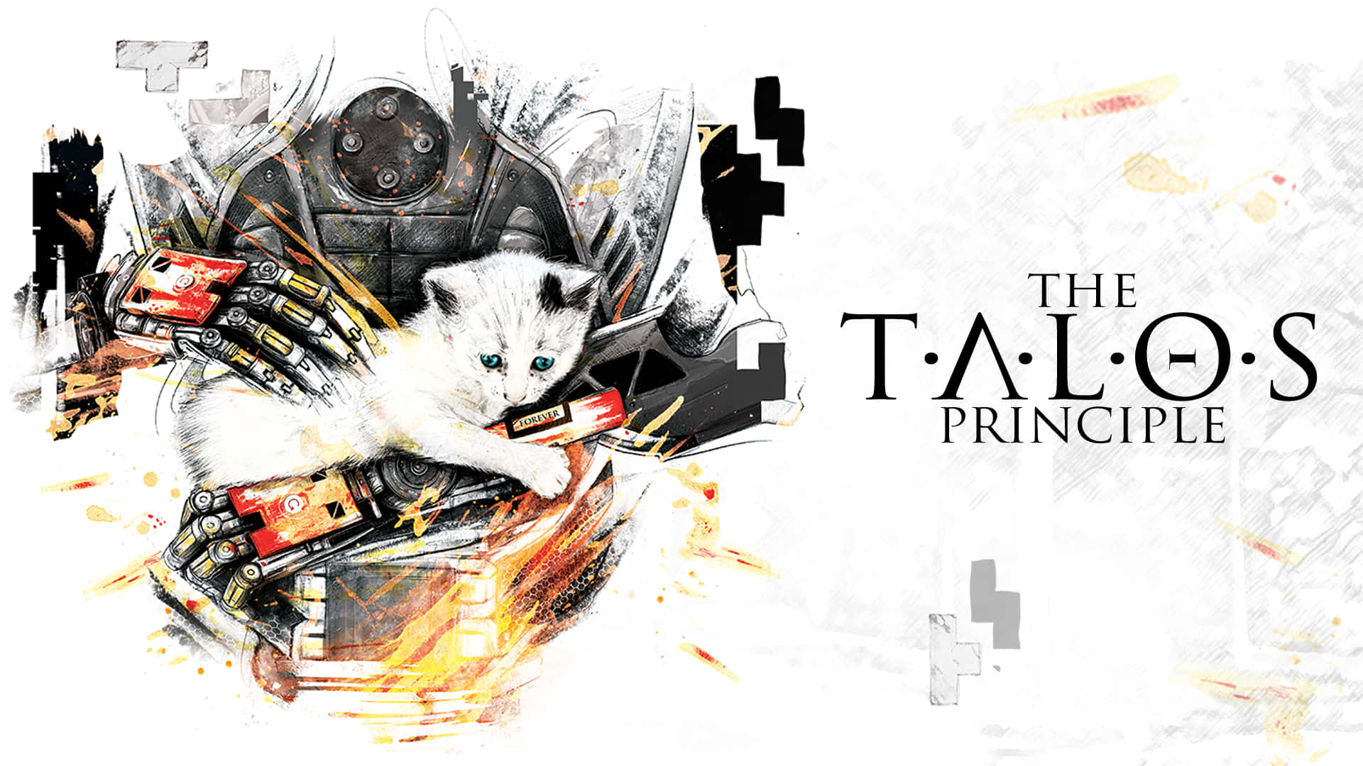 The Talos Principle Agtergrond Deluxe Edition Speletjie Omslag Muurpapier