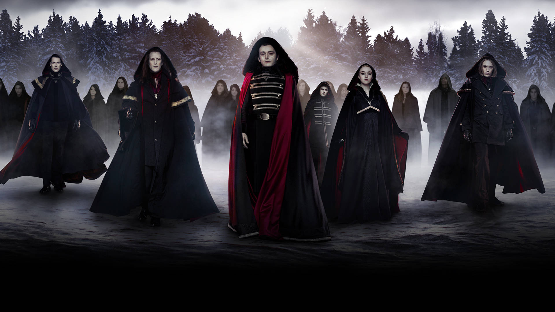 The Twilight Saga Volturi-geselskap-konfrontasie Muurpapier