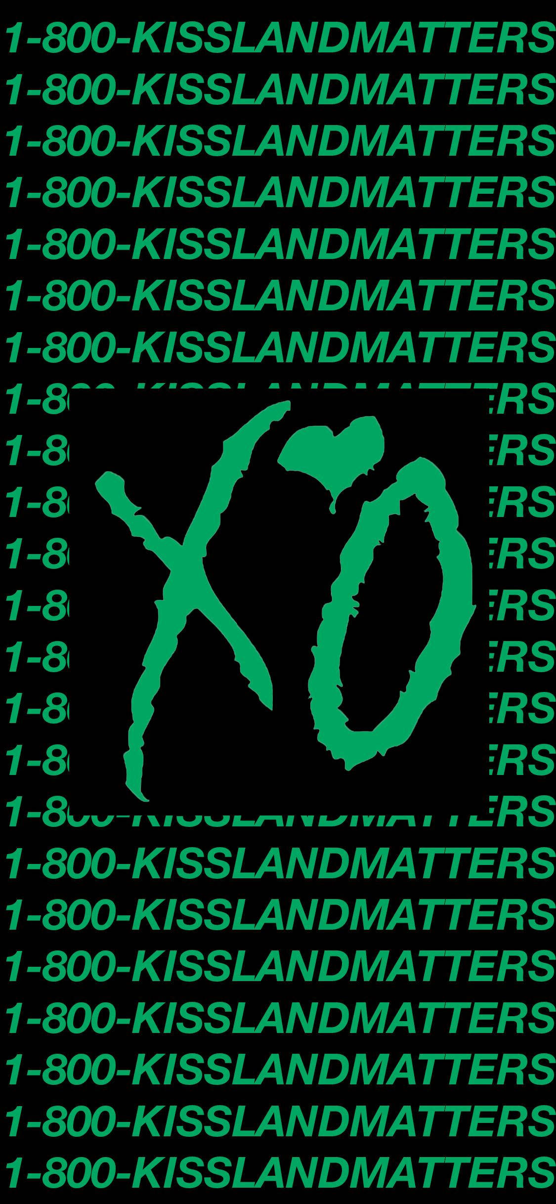 The Weeknd Kiss Land Sake Muurpapier