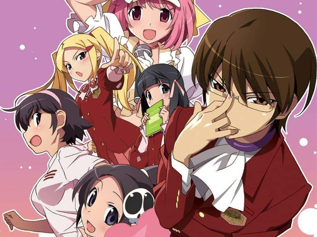 The World God Only Knows Bril Muurpapier