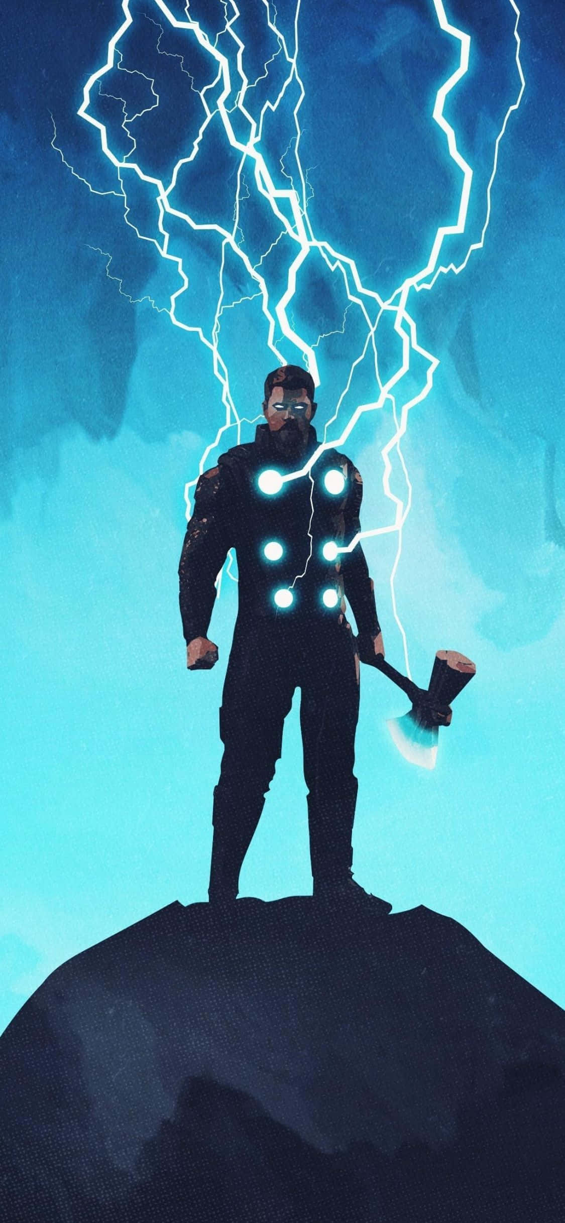 Thor: God of Weerlig Muurpapier