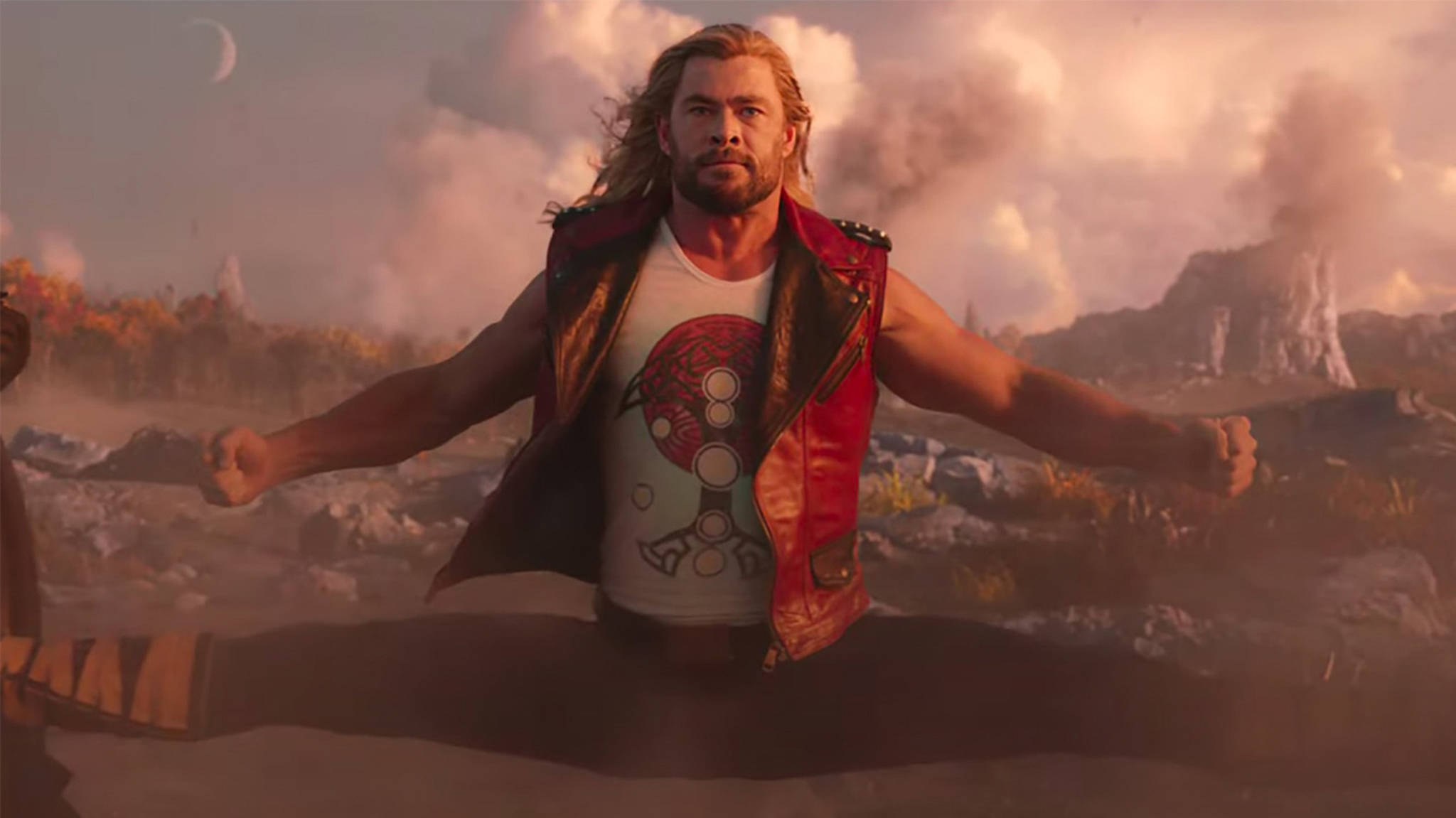 Thor Liefde en Donder Epiese Splitsing Muurpapier