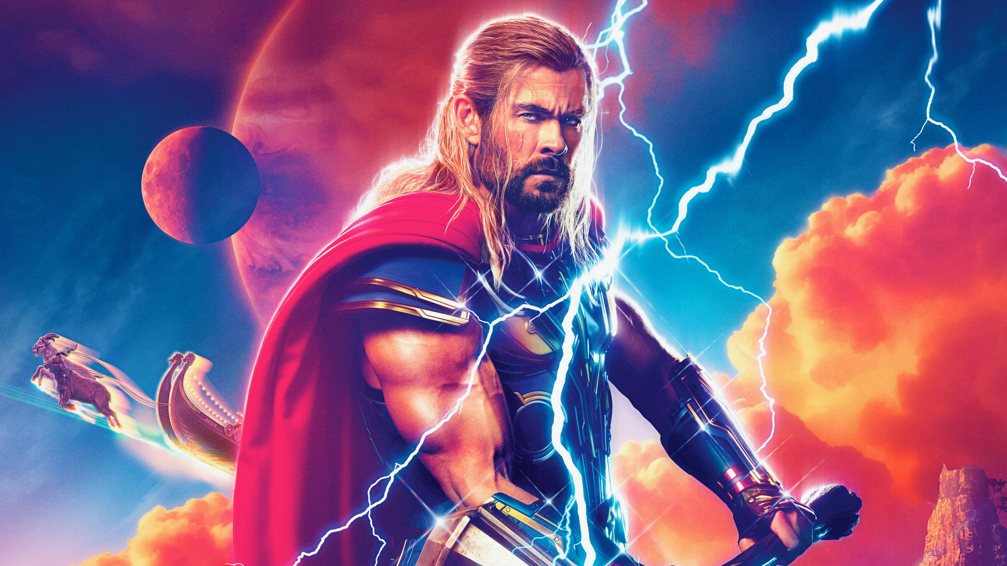 Thor Love and Thunder Dapper Thor Muurpapier