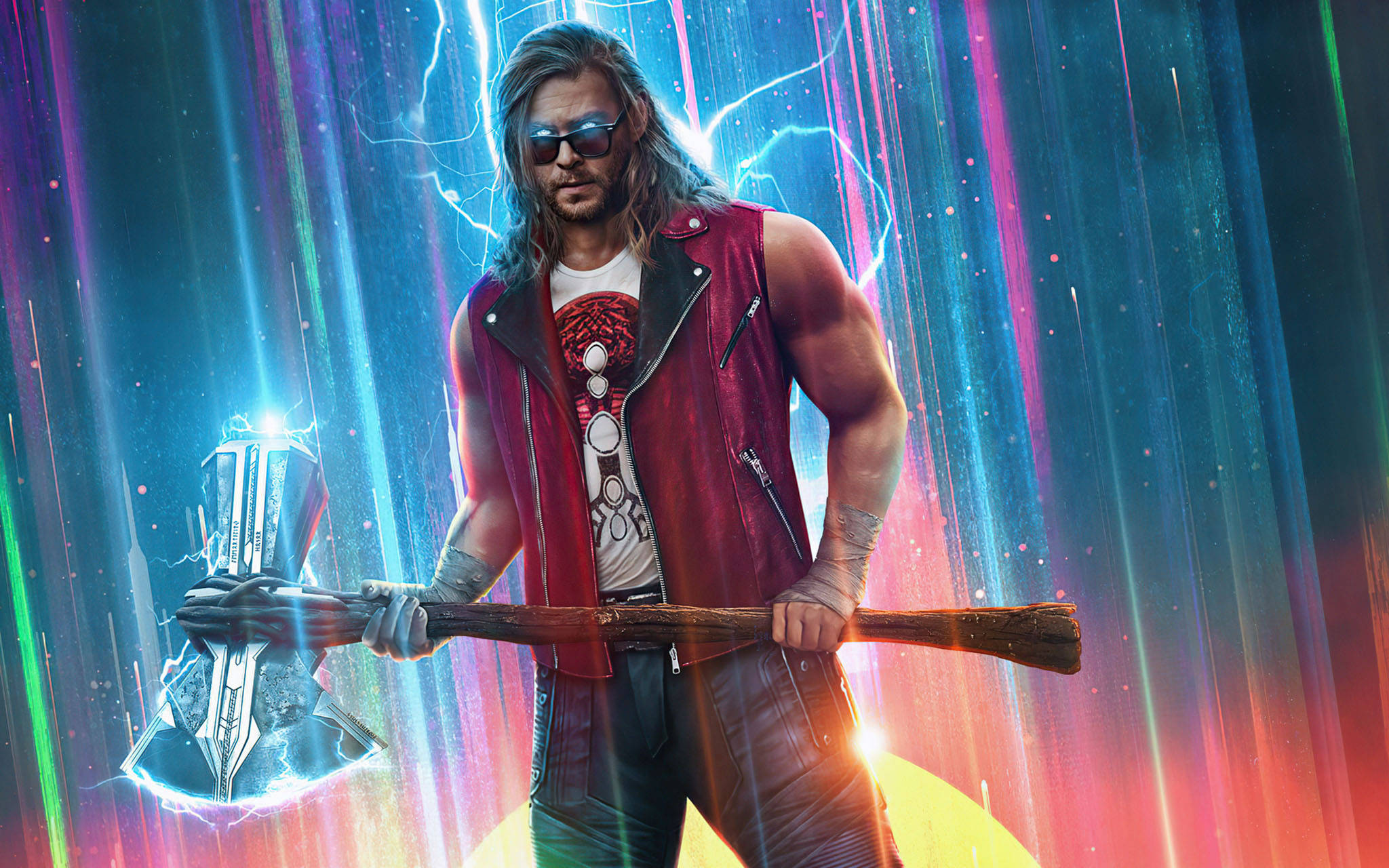 Thor Love And Thunder Koel Thor Muurpapier