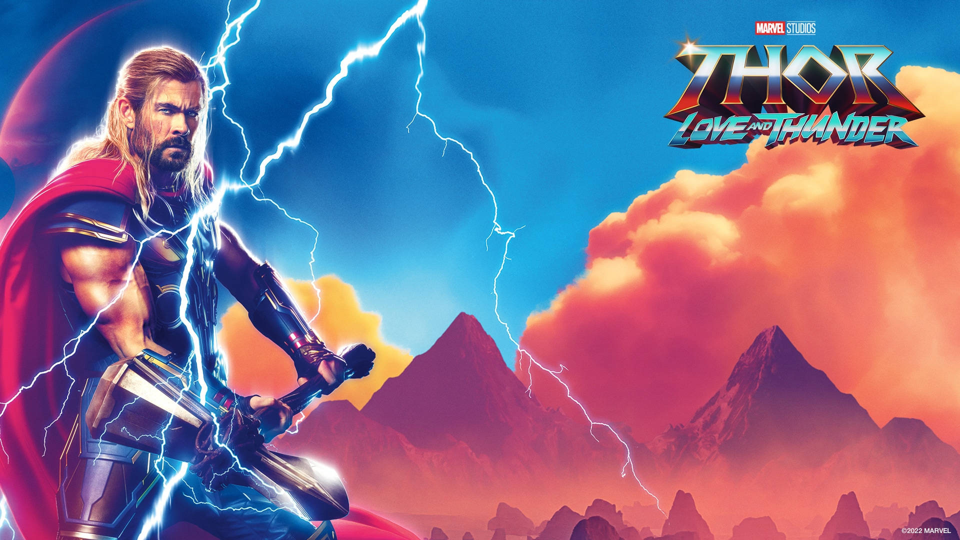 Thor Superheld-fliek Digitale Plakkaat Muurpapier