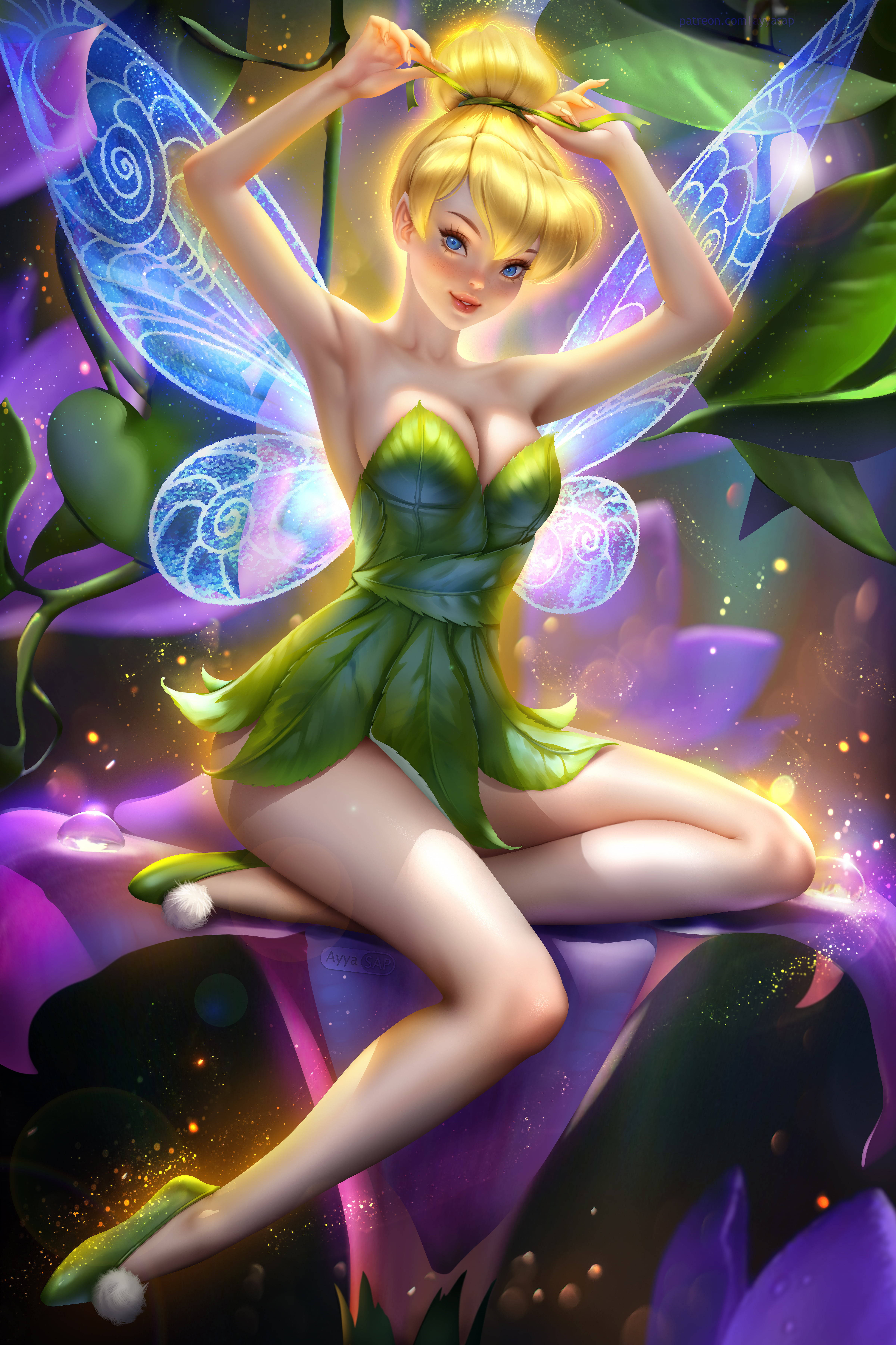 Tinker Bell 8K Foon Muurpapier