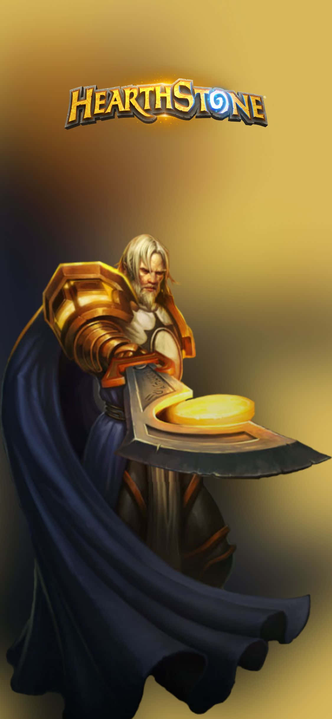 Tirion Fordring iPhone XS Hearthstone Agtergrond Muurpapier
