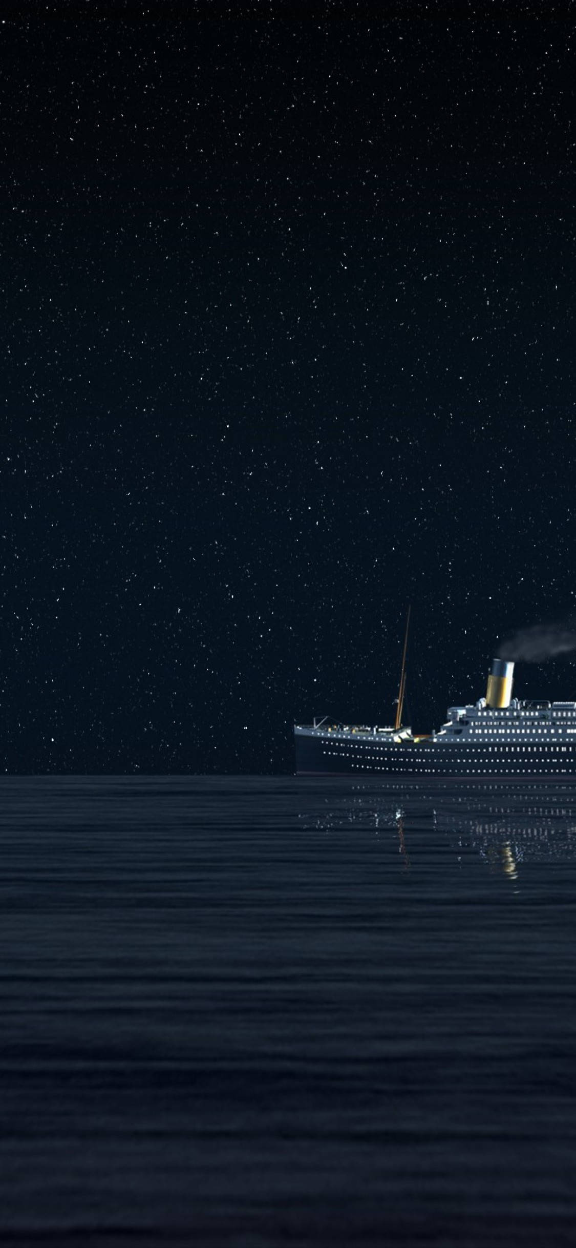 Titanic Sterrenag Muurpapier