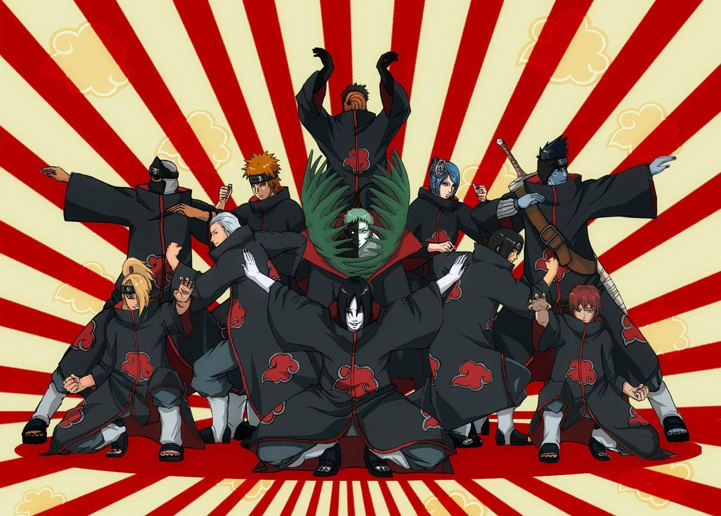 Tobi Naruto Akatsuki-klan Muurpapier