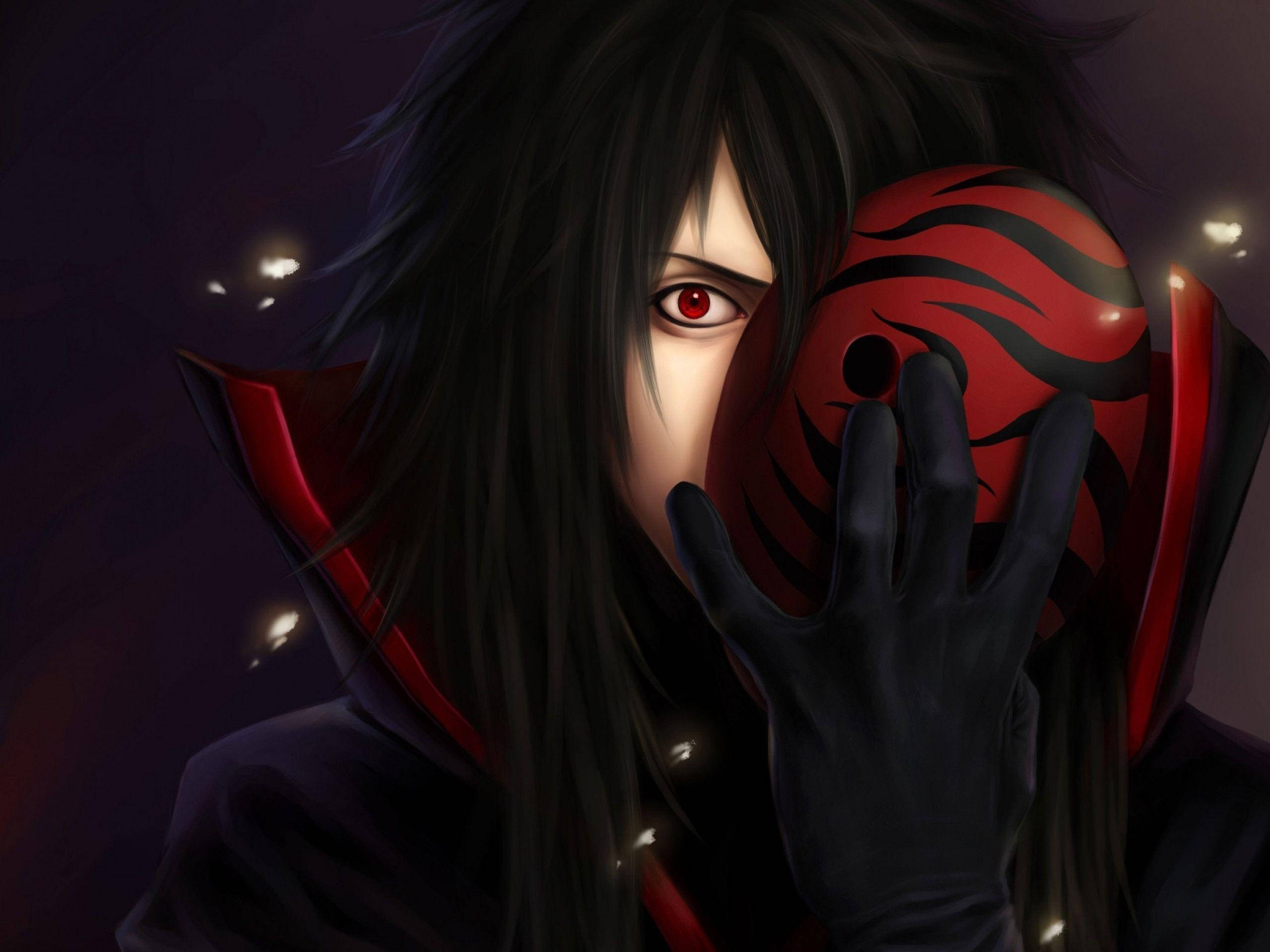 Tobi Naruto Madara Ontmasker Muurpapier