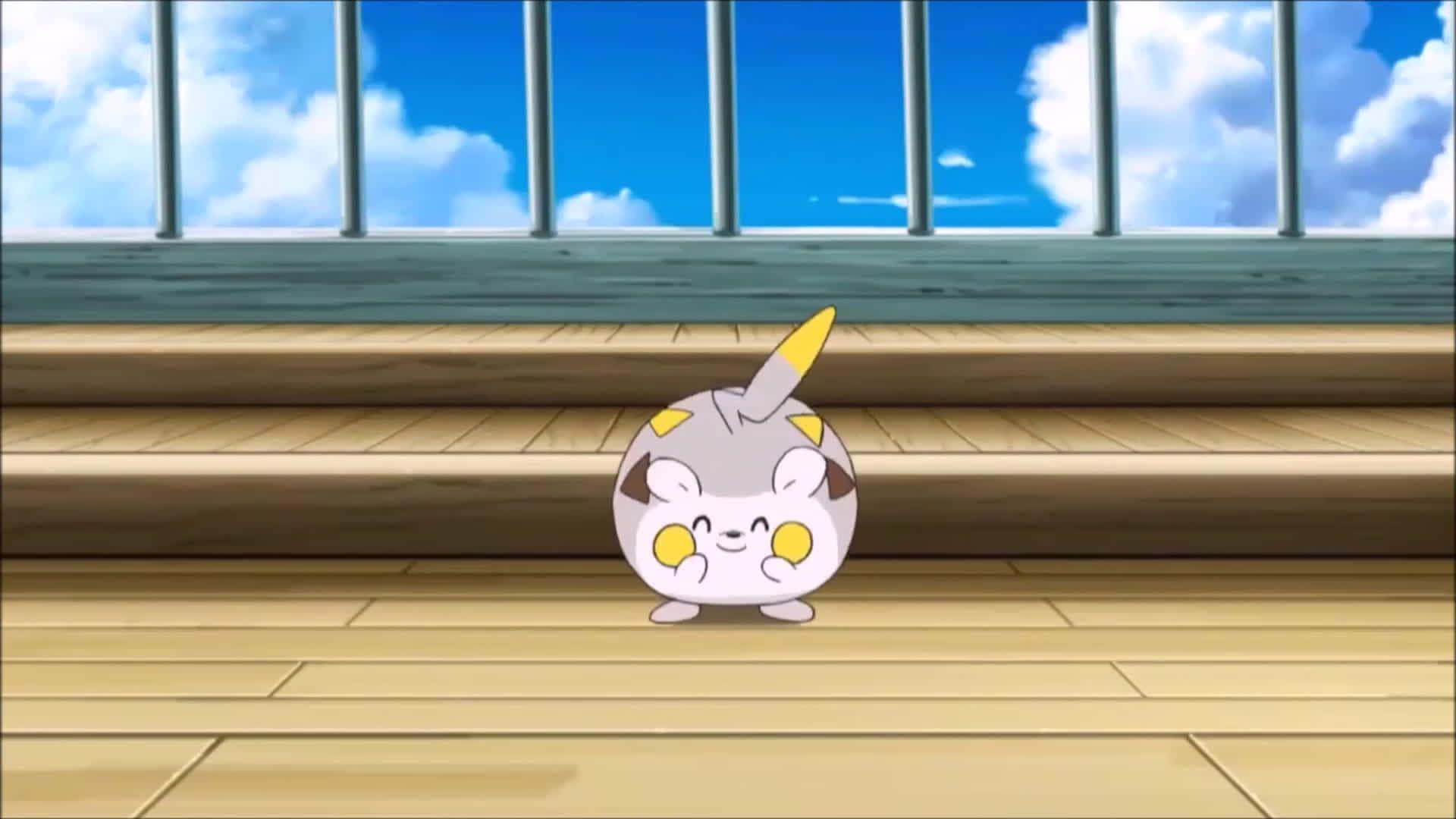 Togedemaru wat opgewonde lyk Muurpapier