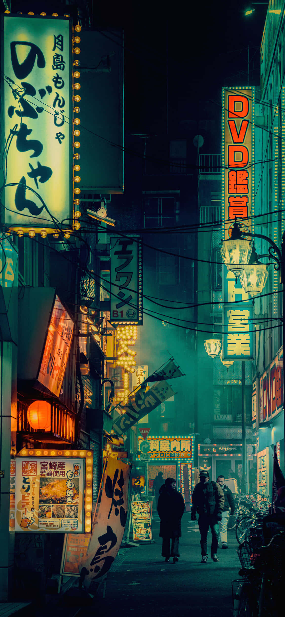 Tokio Digitale Kuns Foon Agtergrond Muurpapier