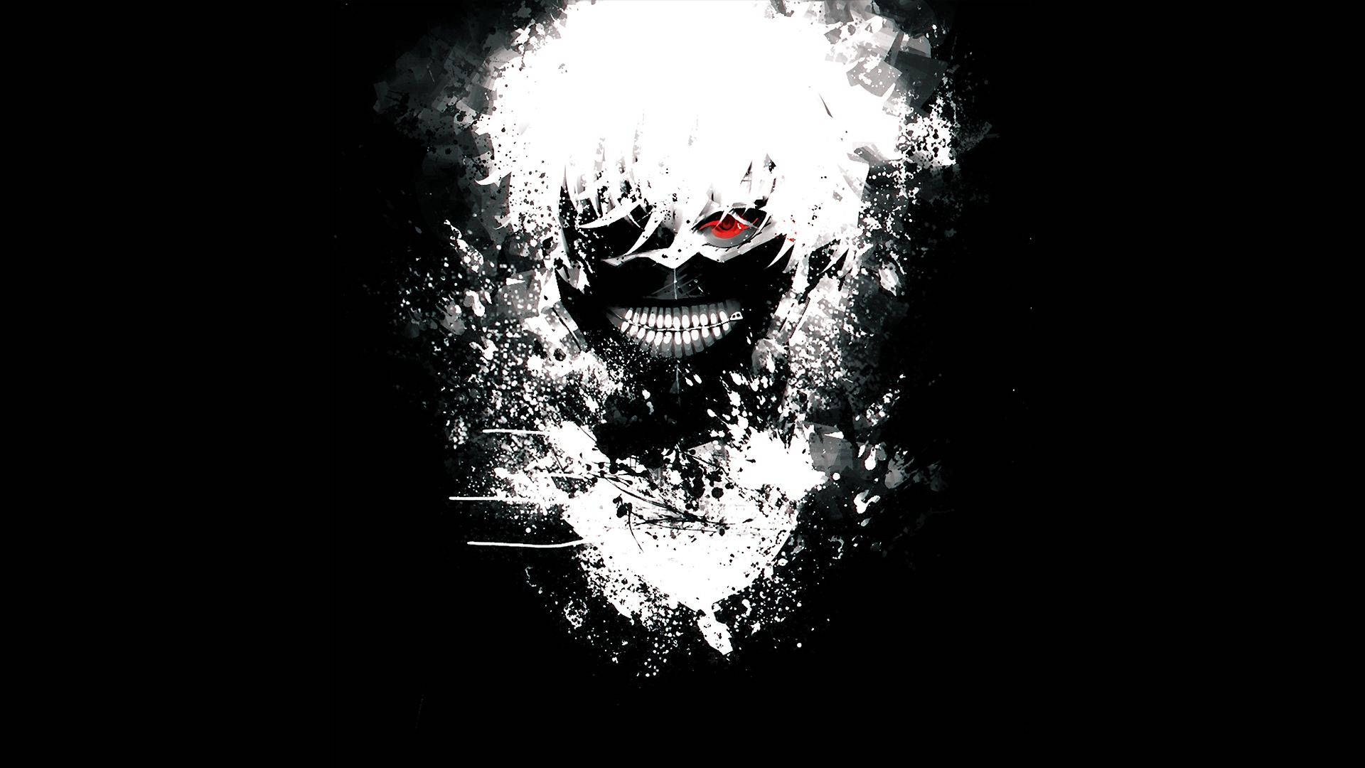 Tokio Ghoul Karakters Ken se Portret Muurpapier