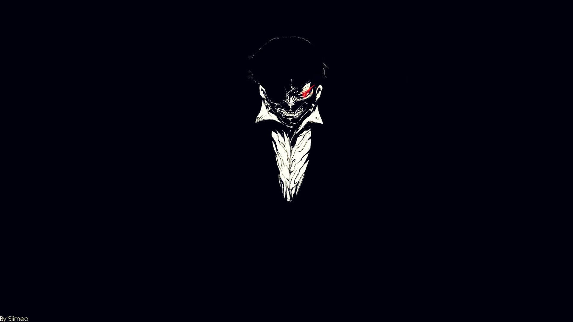 Tokio Ghoul Karakters Minimalisties Ken Muurpapier