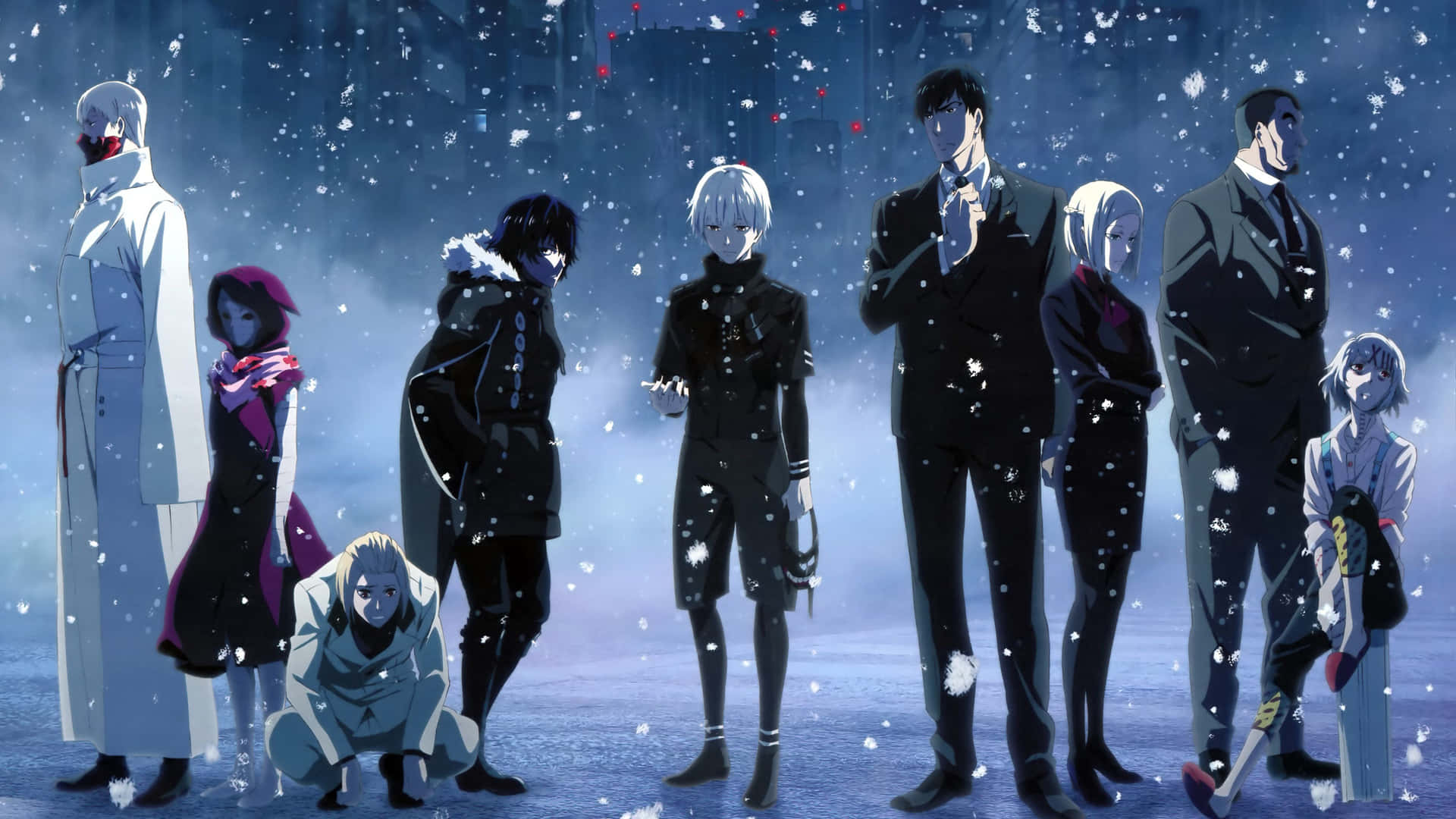 Tokyo Ghoul - Betree 'n Donker en Fassinerende Wêreld Muurpapier