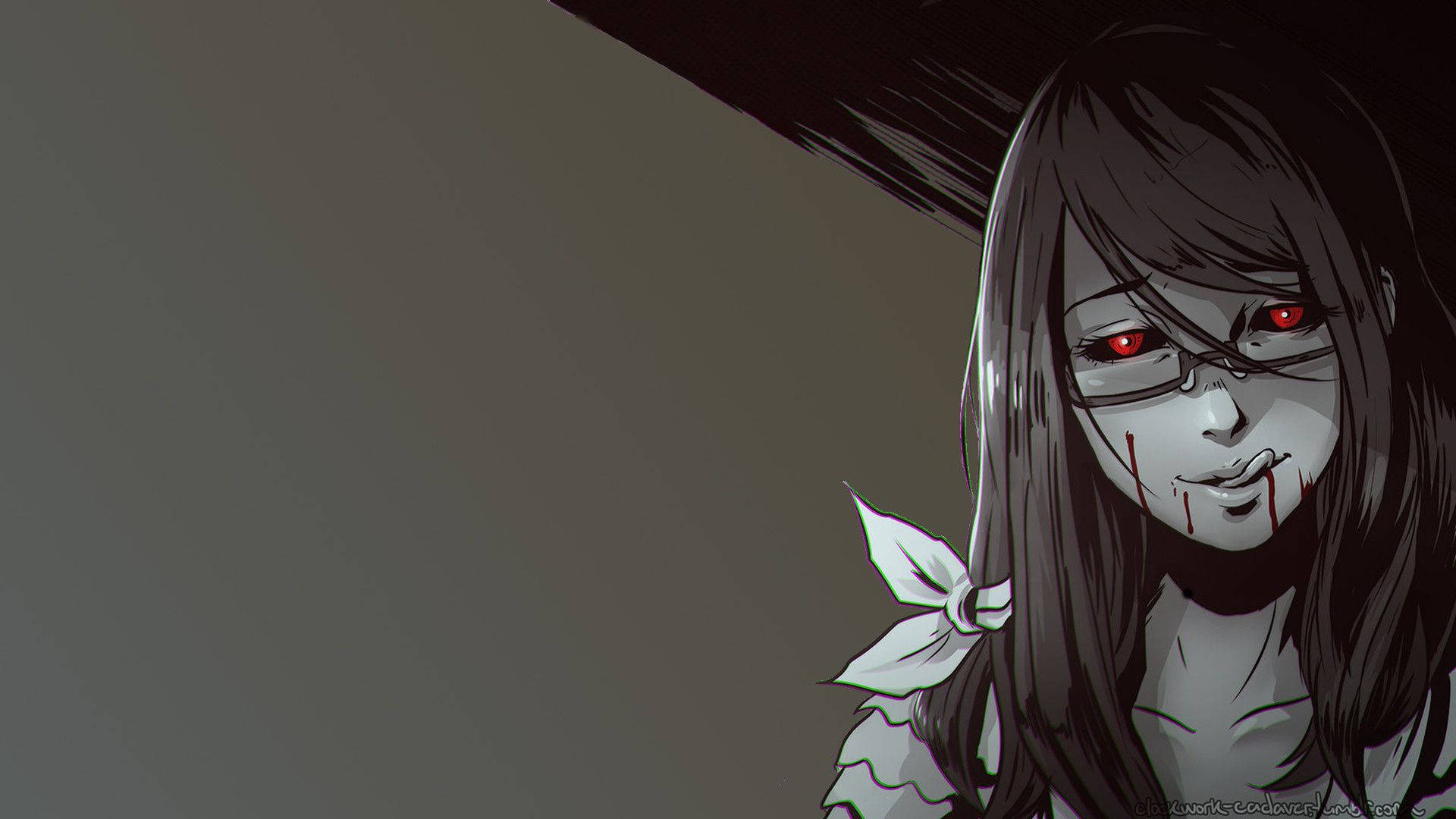 Tokyo Ghoul Karakters Rize Kamishiro Muurpapier