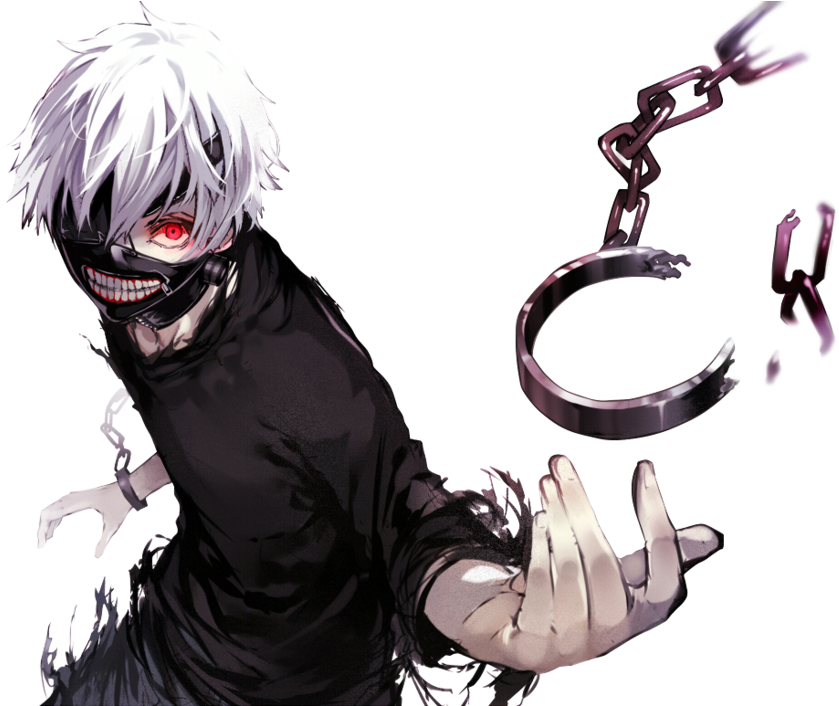 Tokyo Ghoul Karakter Breek Vry Muurpapier