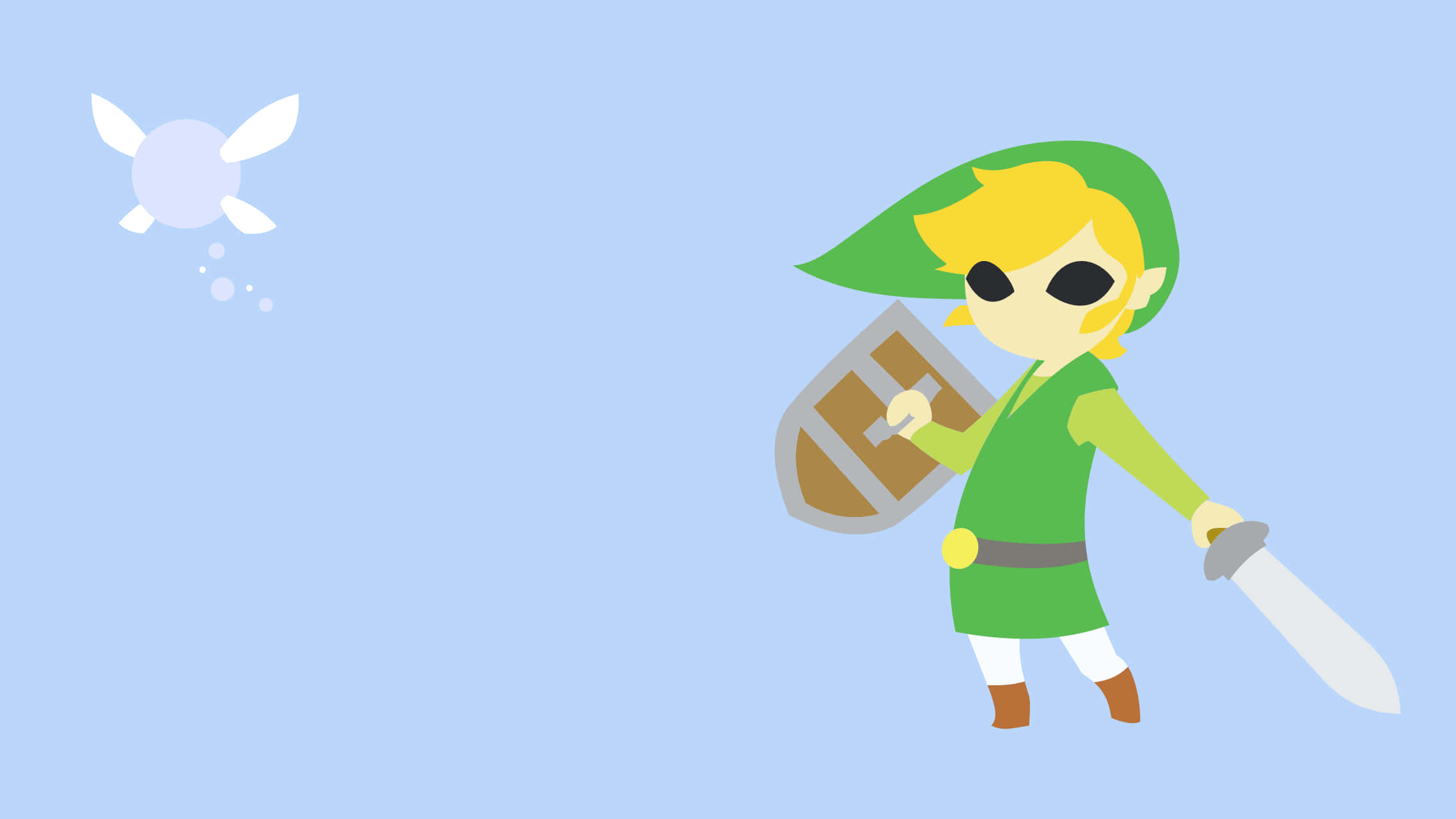 Toon Link Vektorkuns Muurpapier