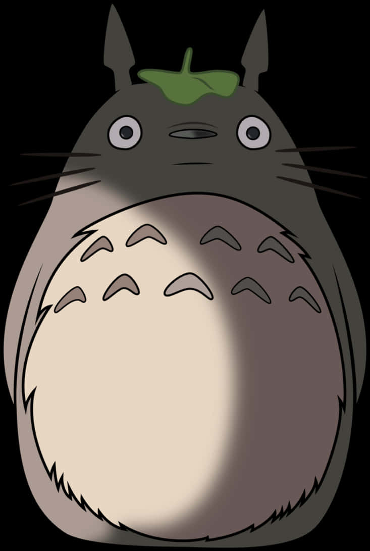 Totoro-karakterillustrasie — Cool anime GIF Muurpapier