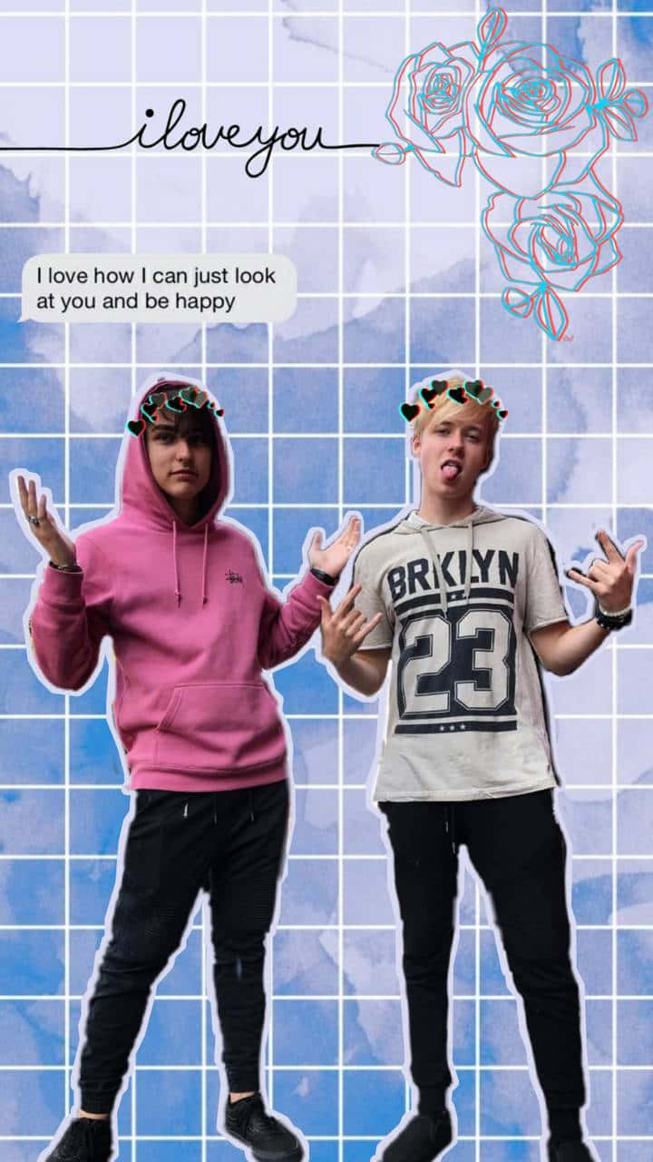 Trap House Sam en Colby Muurpapier
