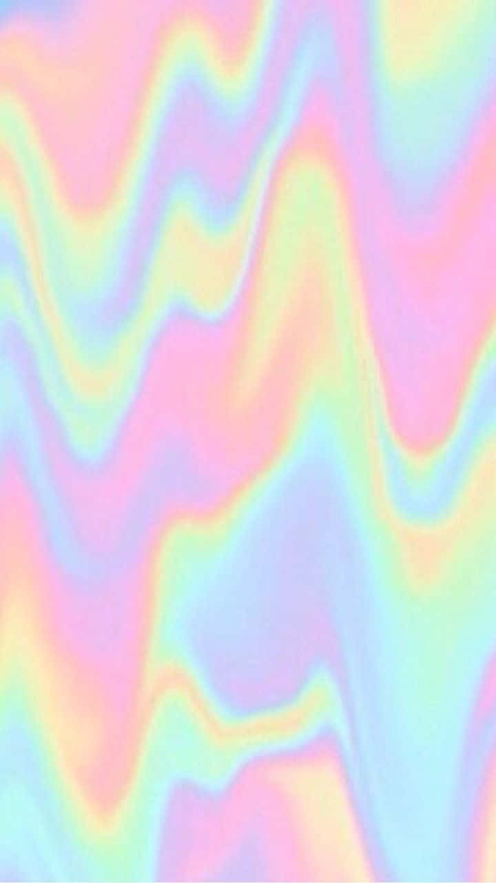 Trippige Estetiese Pastel Agtergrond Muurpapier