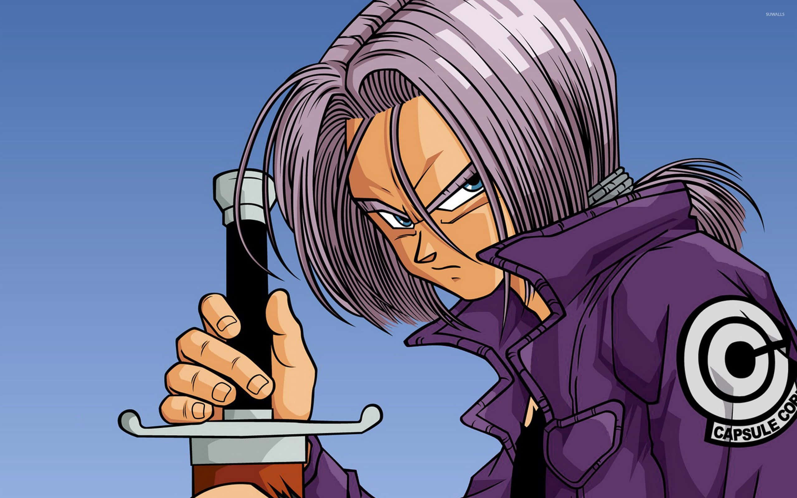 Trunks Digitale Tekening Muurpapier