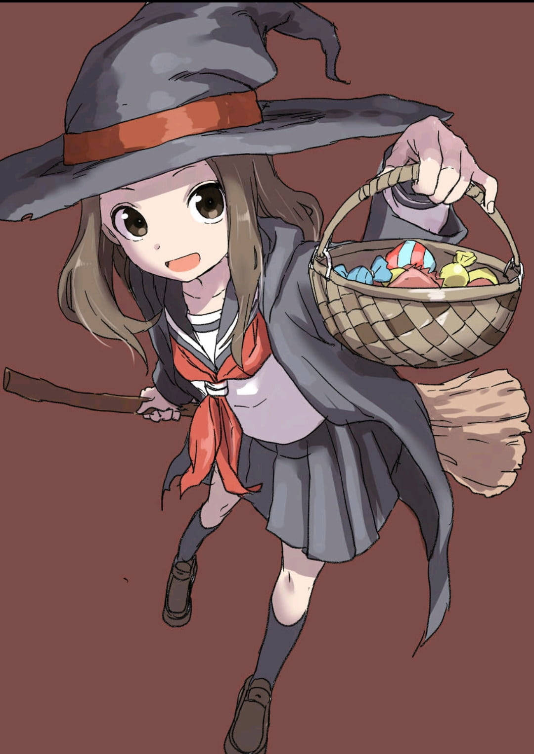 Truuk of Lekkerny Takagi-san Muurpapier