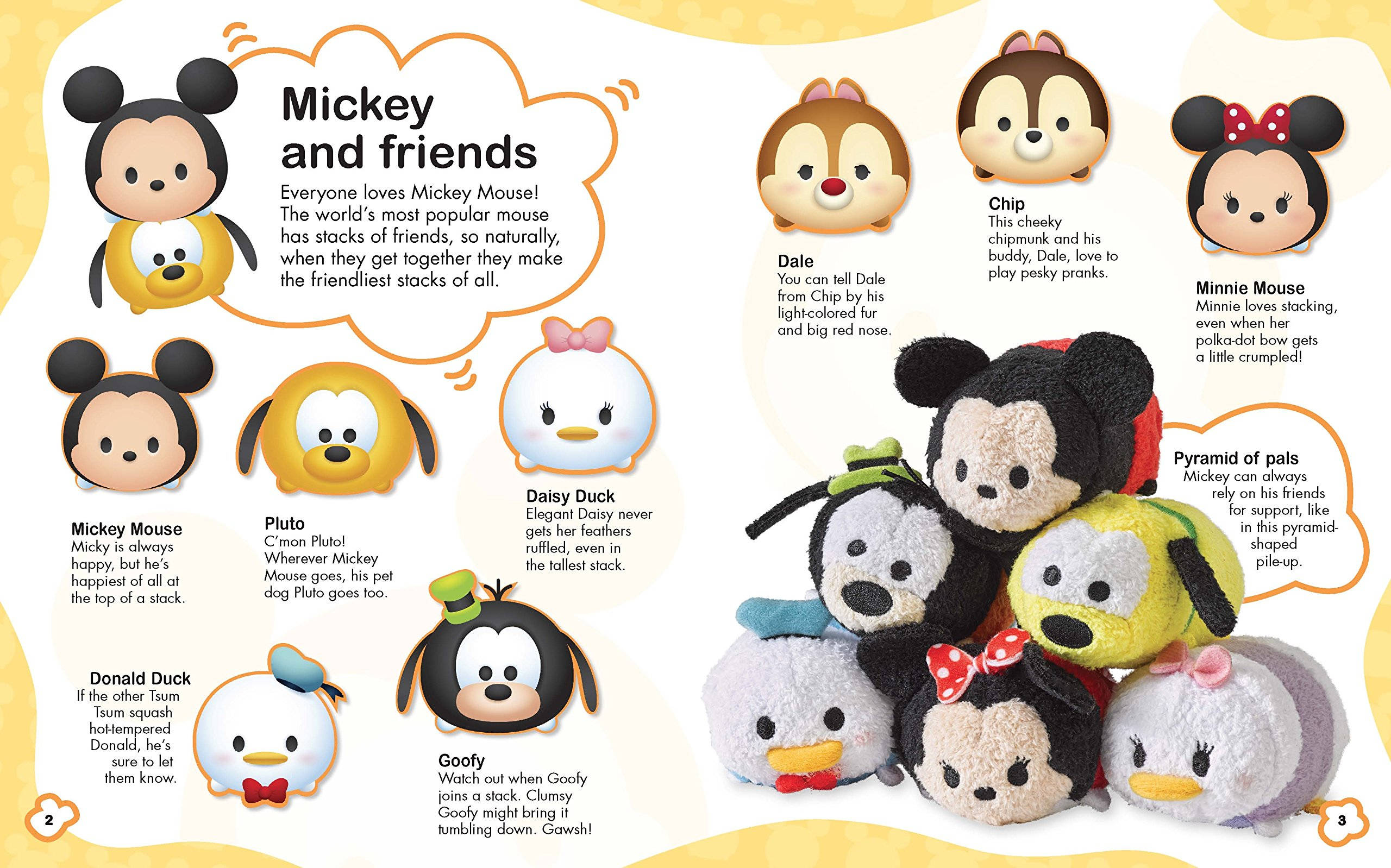Tsum Tsum Mickey en Vriende Muurpapier