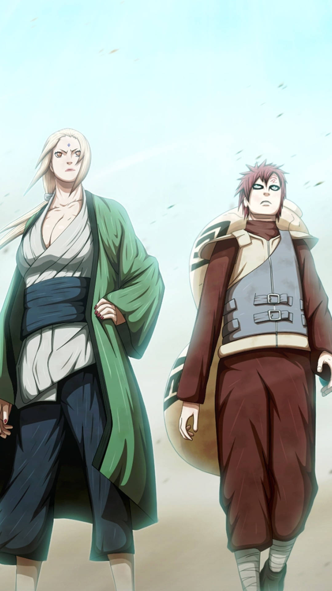 Tsunade en Gaara