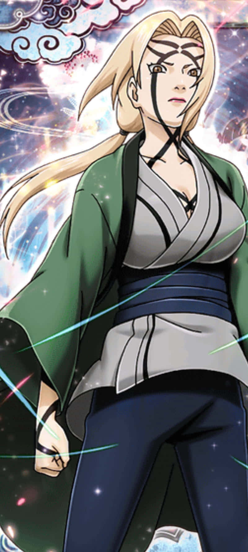Tsunade iPhone Kragtig Muurpapier
