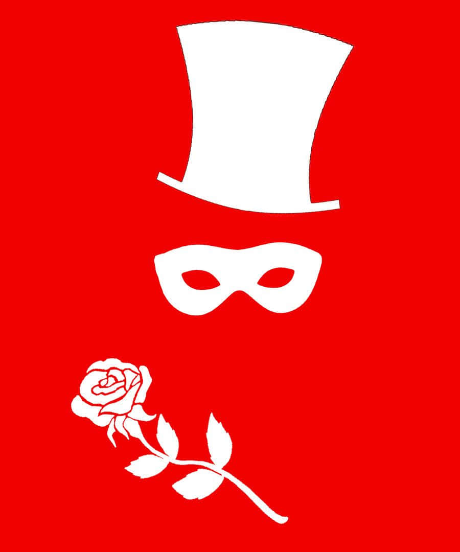 Tuxedo Mask is gereed om geregtigheid te verdedig Muurpapier