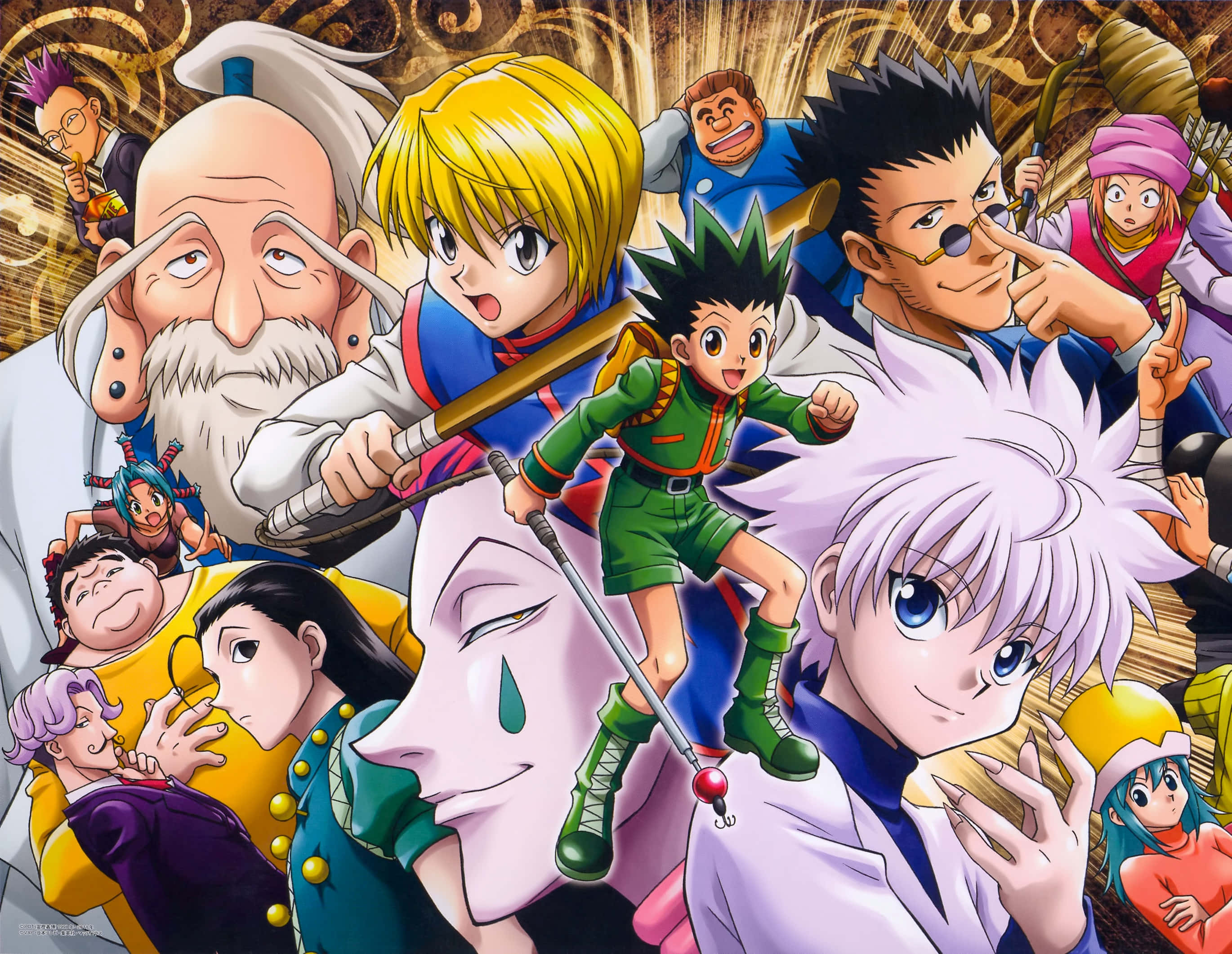 Twee Anime-Helde, Verenig in Stryd! Muurpapier