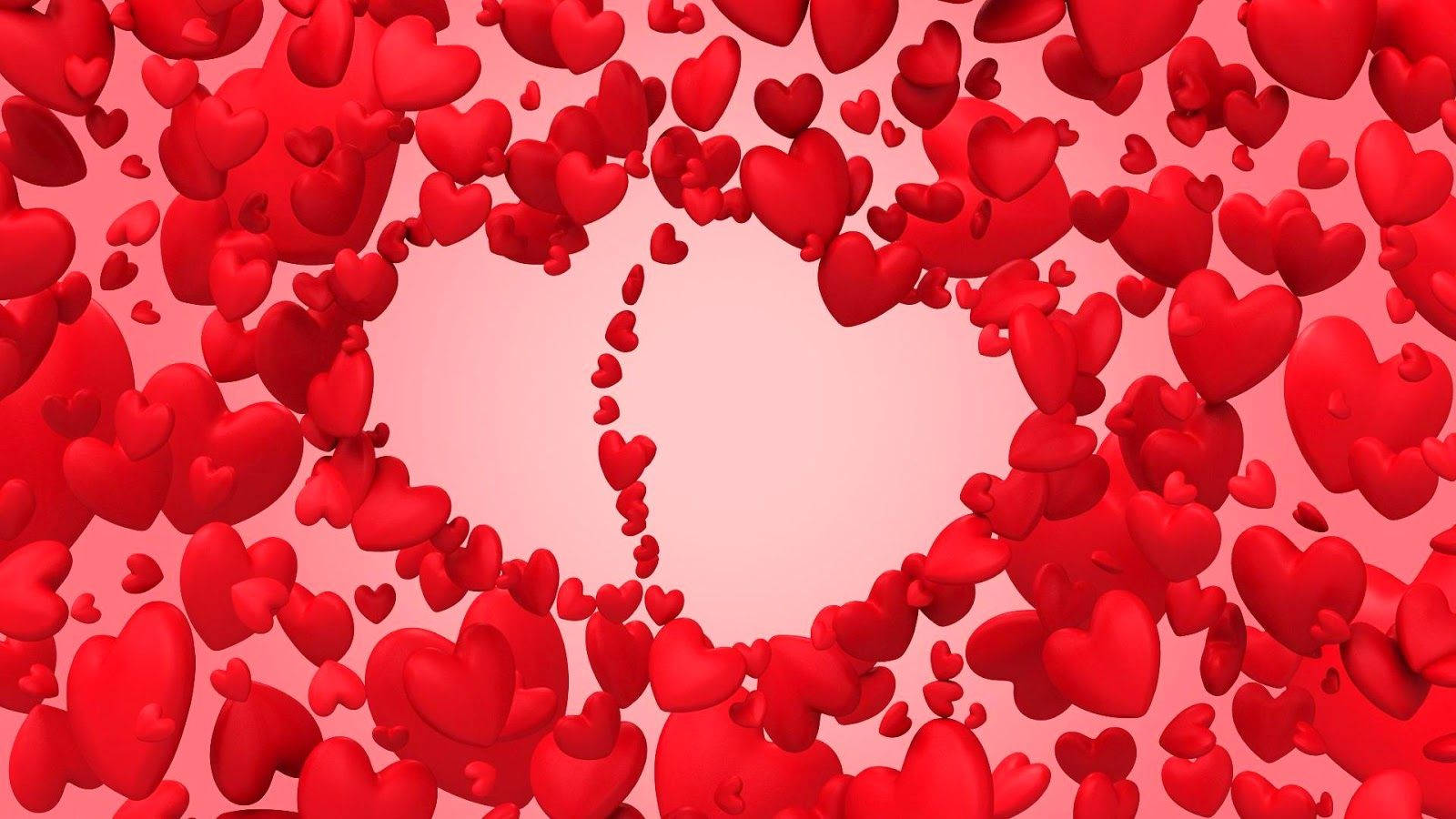 Tweeling Liefde Harte Muurpapier