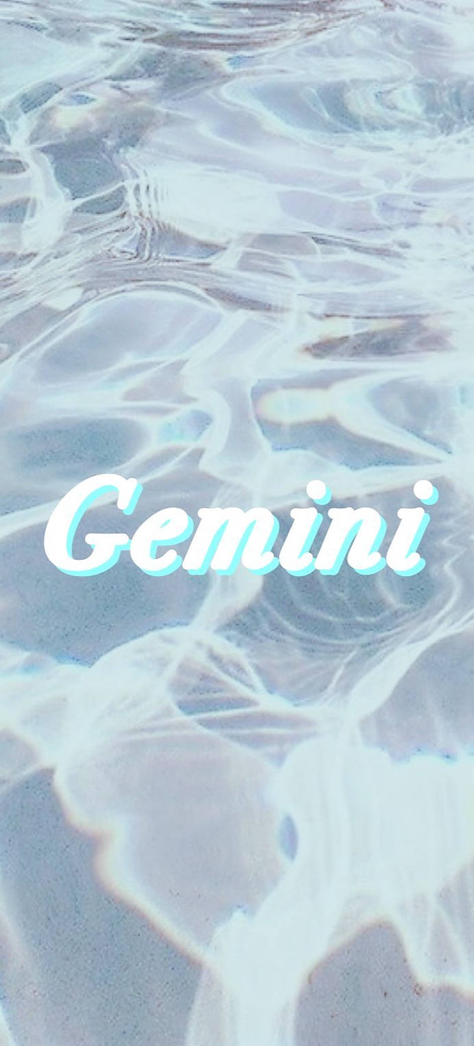 Gemini Sterrebeeld Estetiese Akwa Muurpapier