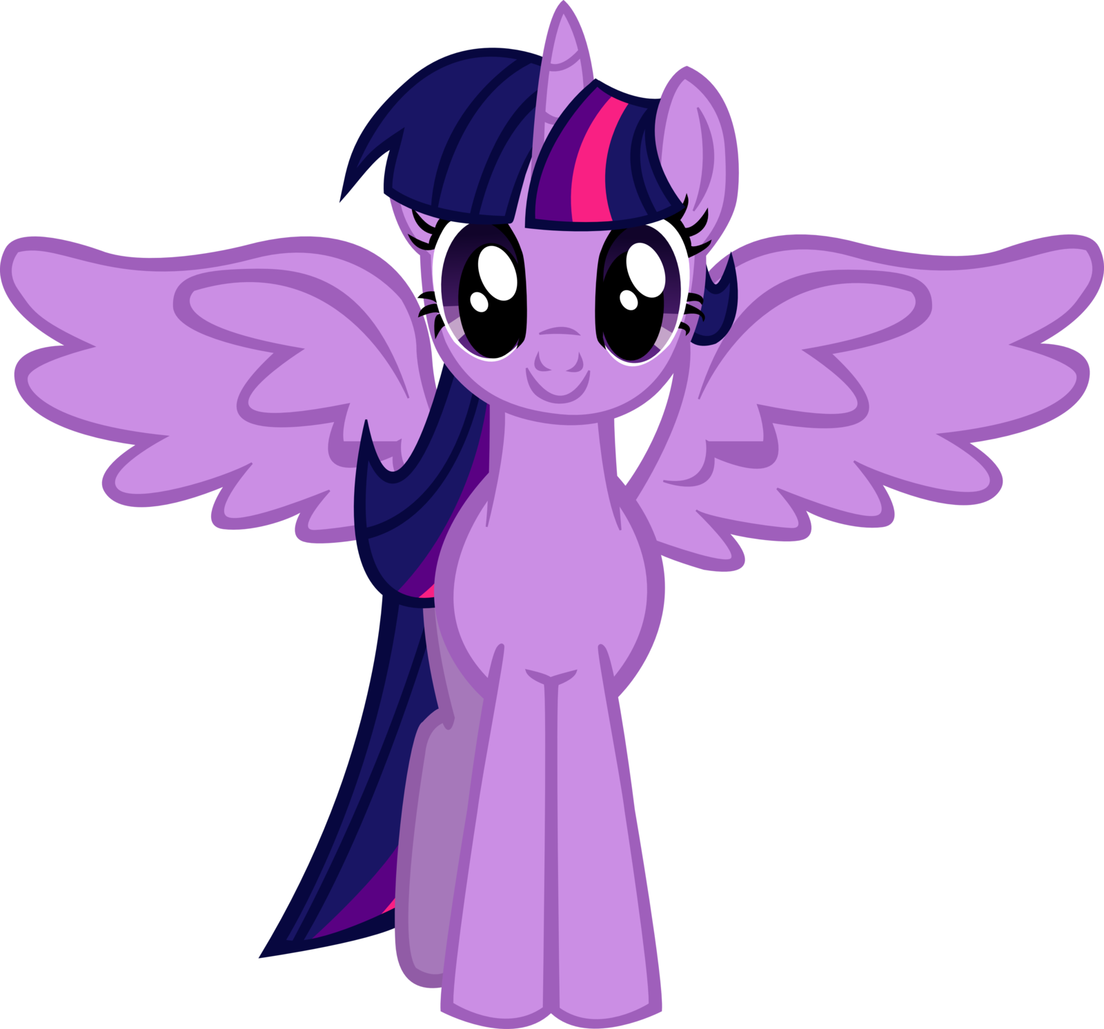 Twilight Sparkle Geanimeerde Karakter Muurpapier