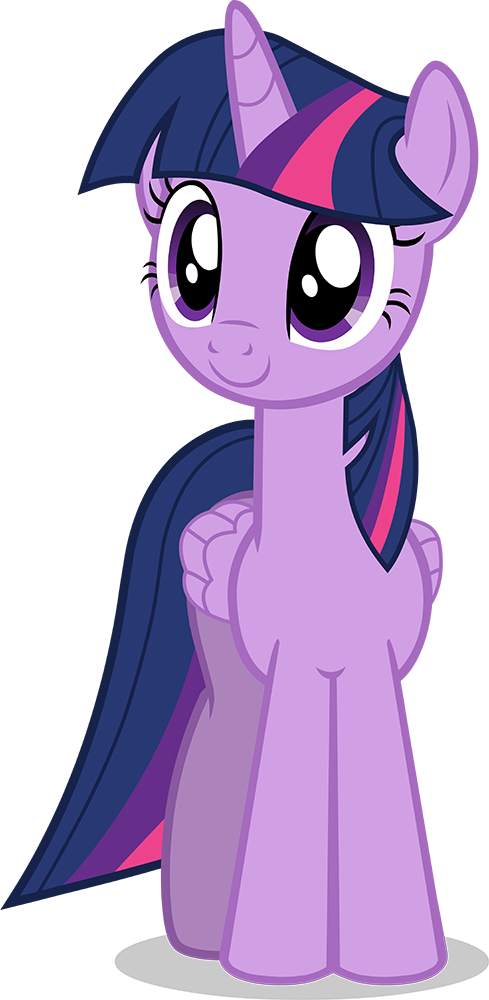 Twilight Sparkle-glimlag-vektor Muurpapier