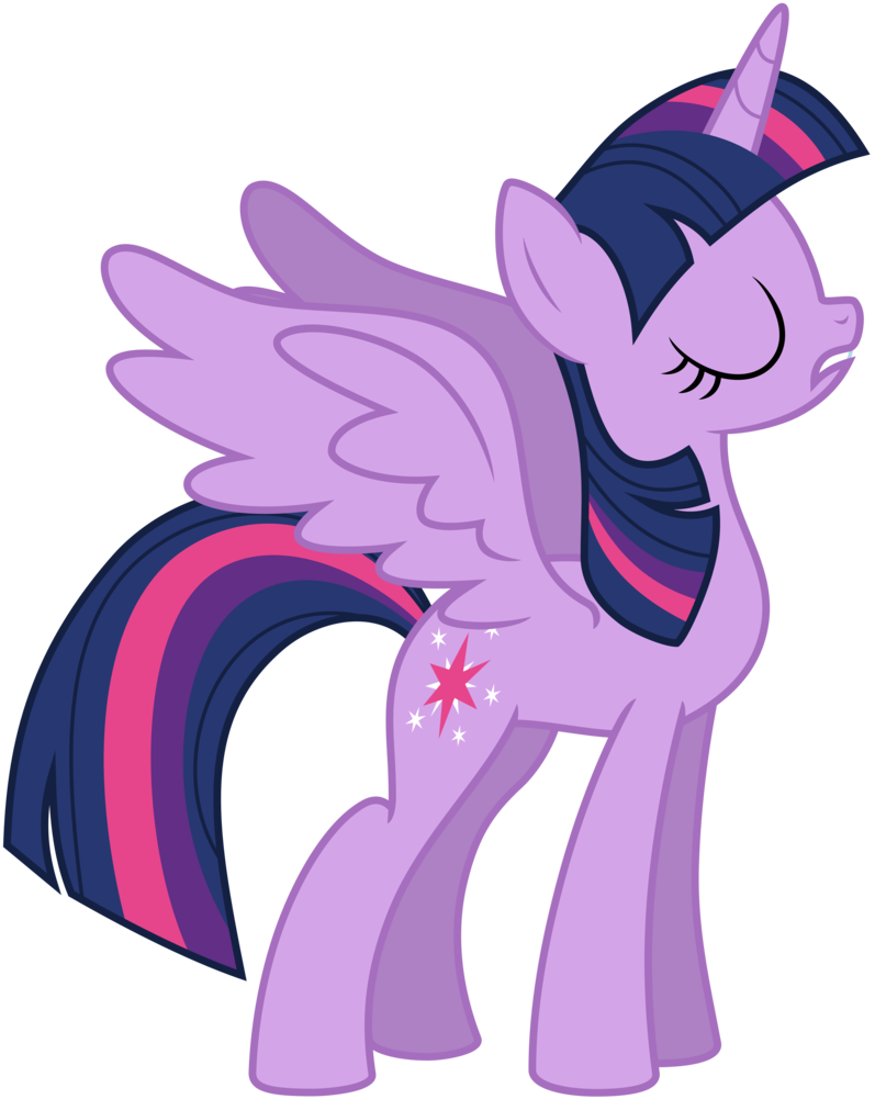 Twilight Sparkle My Little Pony Vektor Muurpapier