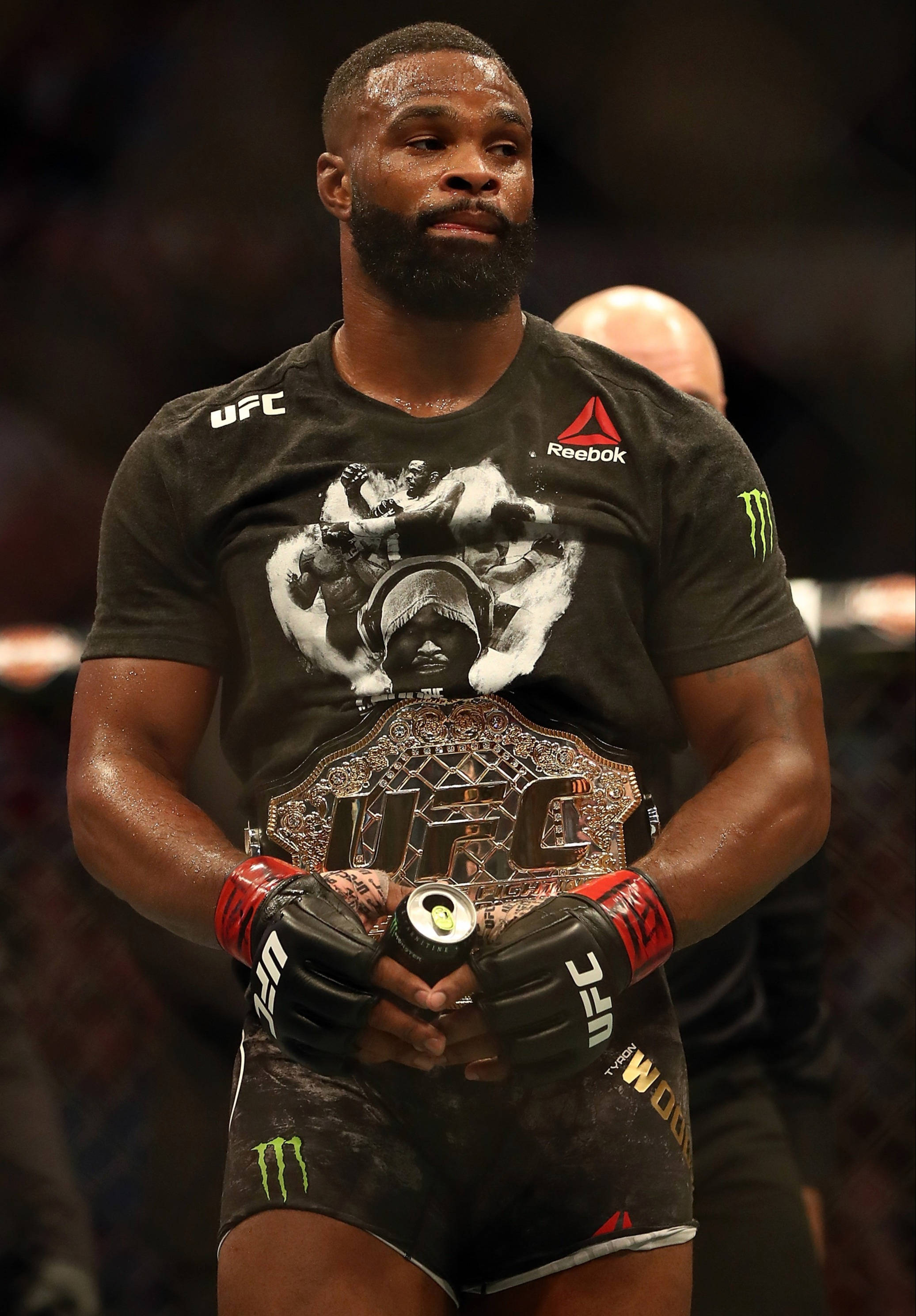 Tyron Woodley Met UFC-gordel Muurpapier