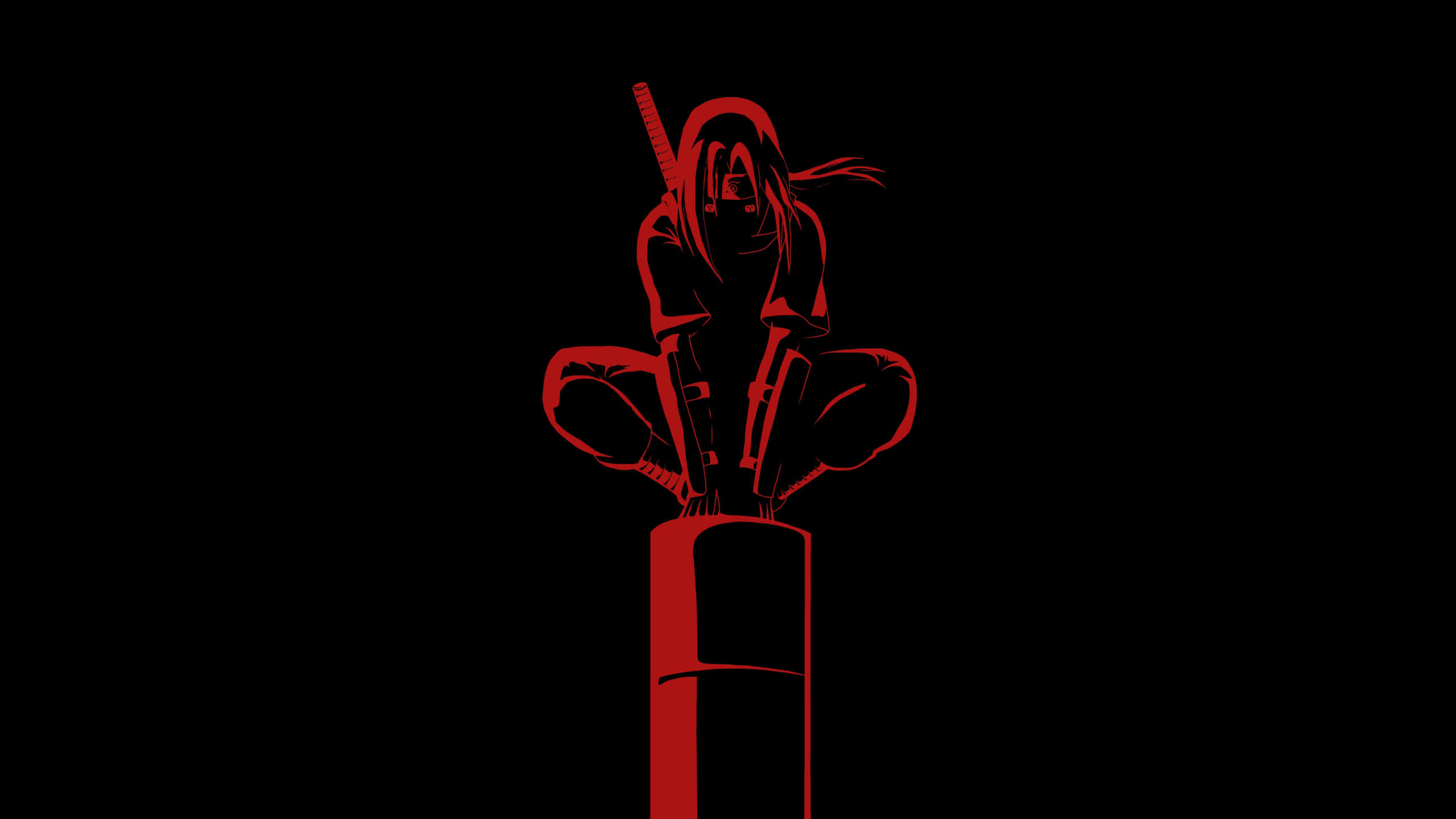 Uchiha Itachi 1440p AMOLED Agtergrond Muurpapier