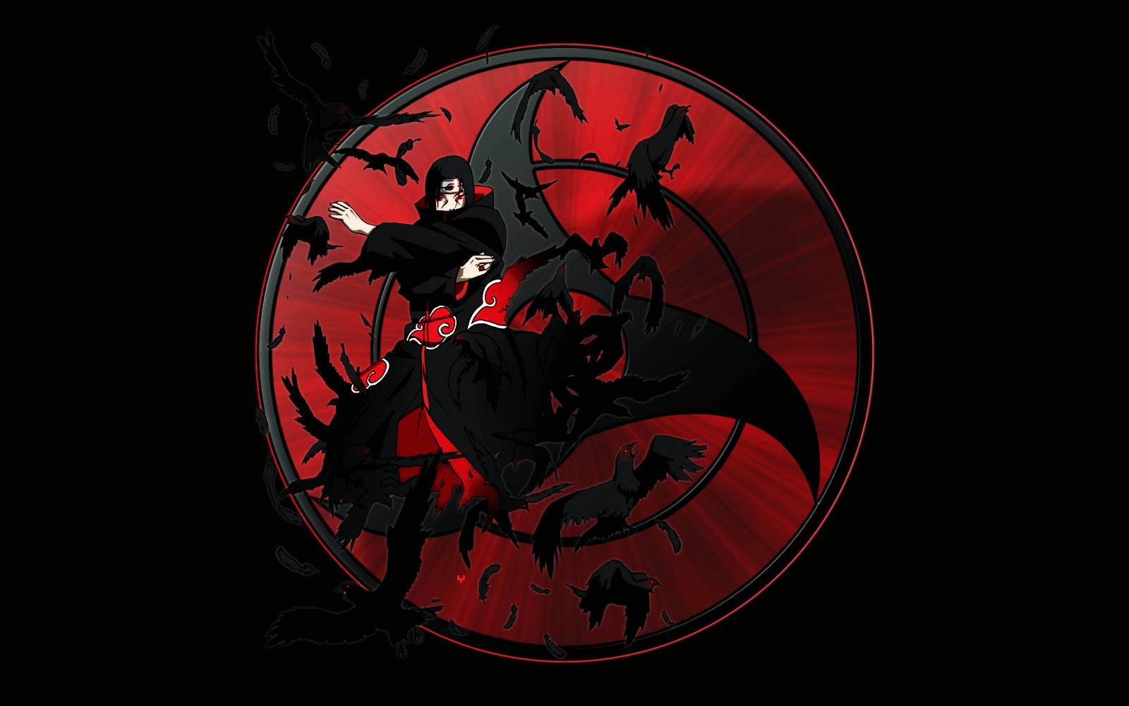 1600x1000 Naruto Itachi-muurpapier