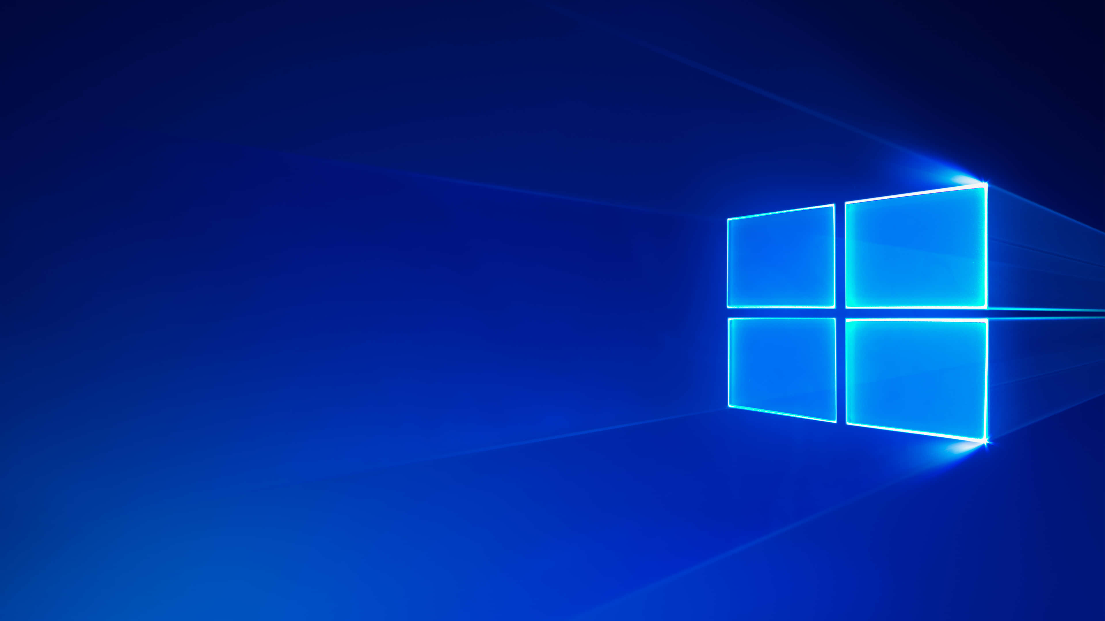 Uitstekende Blou Windows 10 Agtergrond Muurpapier