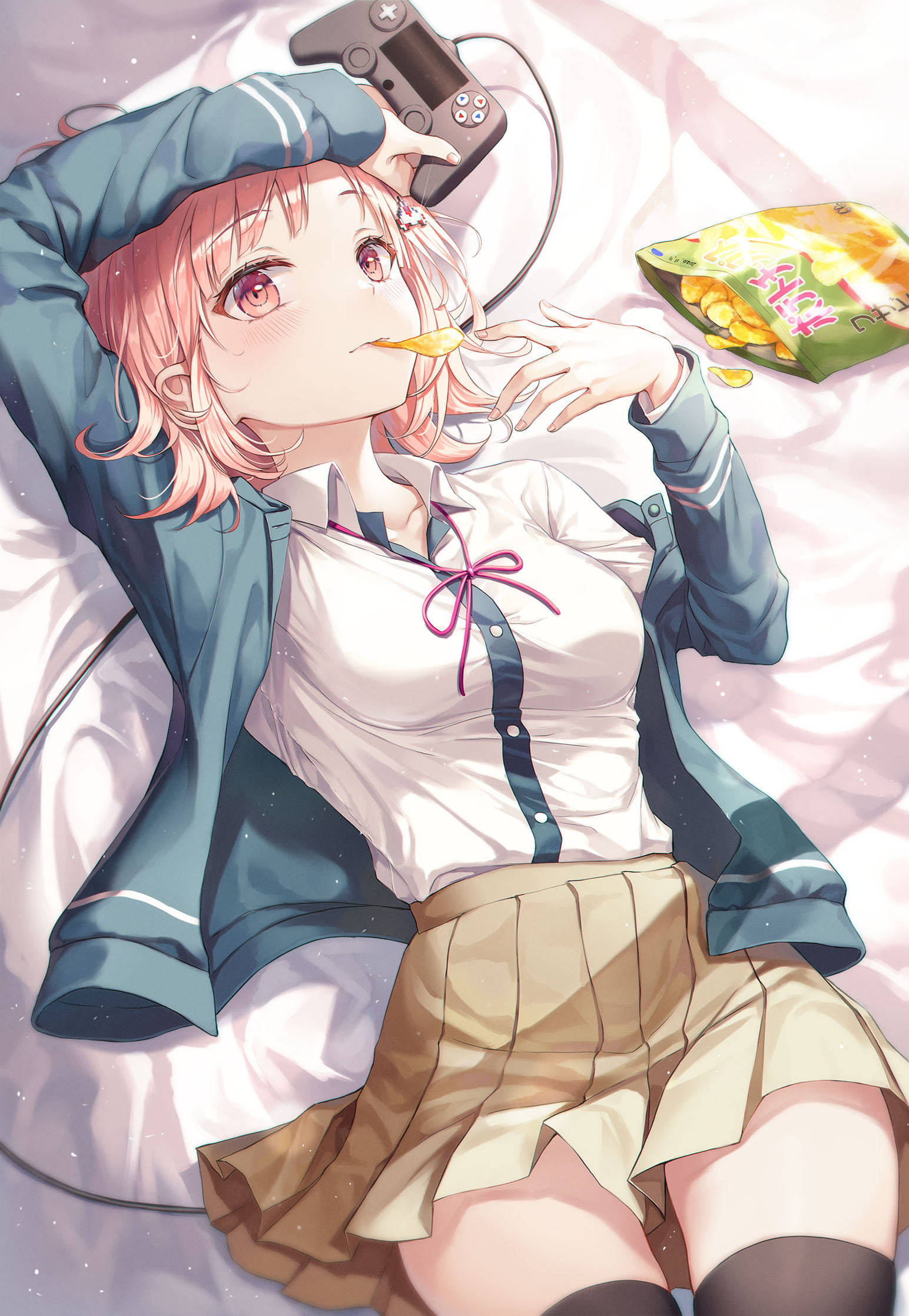 Ultimate Gamer Chiaki Nanami Muurpapier