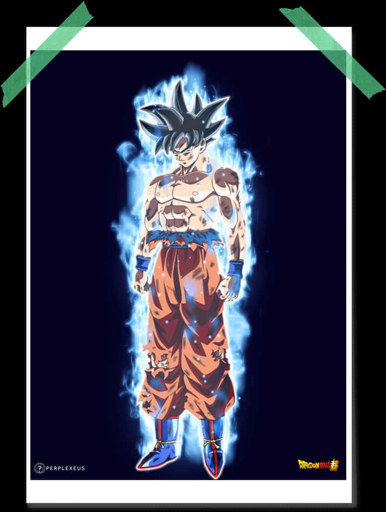 Ultra Instink Goku Aura Muurpapier
