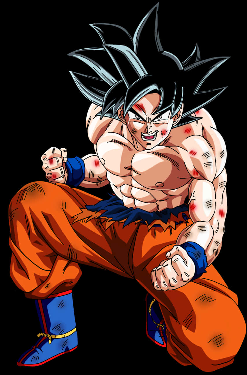 Ultra Instink Goku Gereed vir Stryd Muurpapier